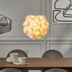 lampa se stínidlem z plastových fólií