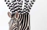 keramická dóza zebra