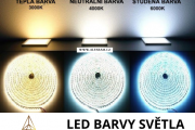 led barvy světel