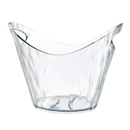 Chladič šampaňského Club Bucket z průhledného plastu