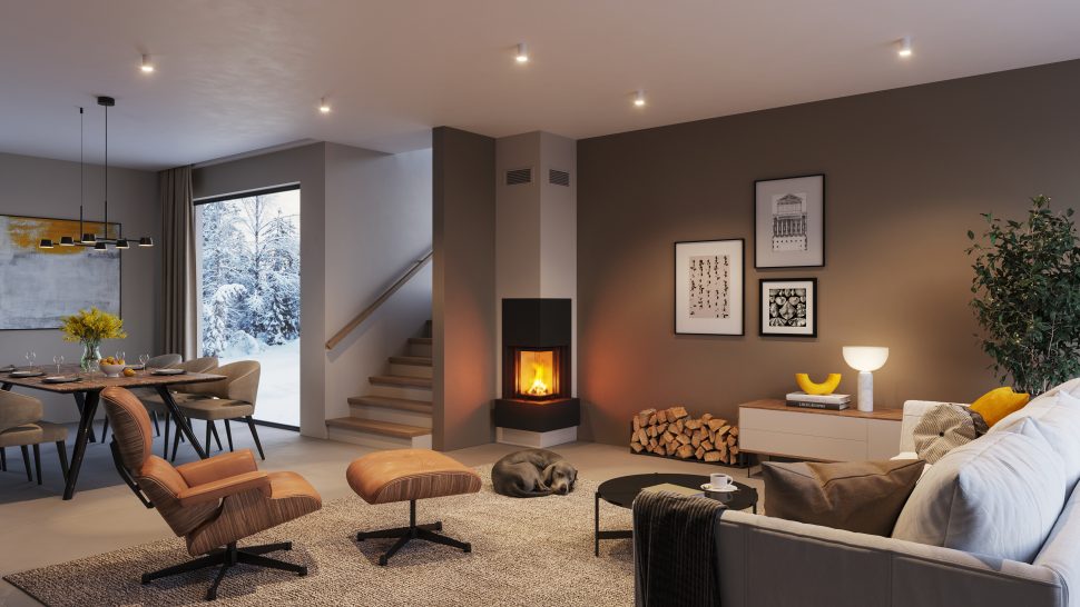 Vytápění krbem nebo kamny